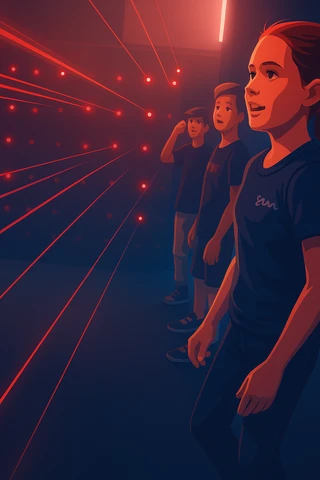 Preview of Laser Room attraction in the center of Krakow