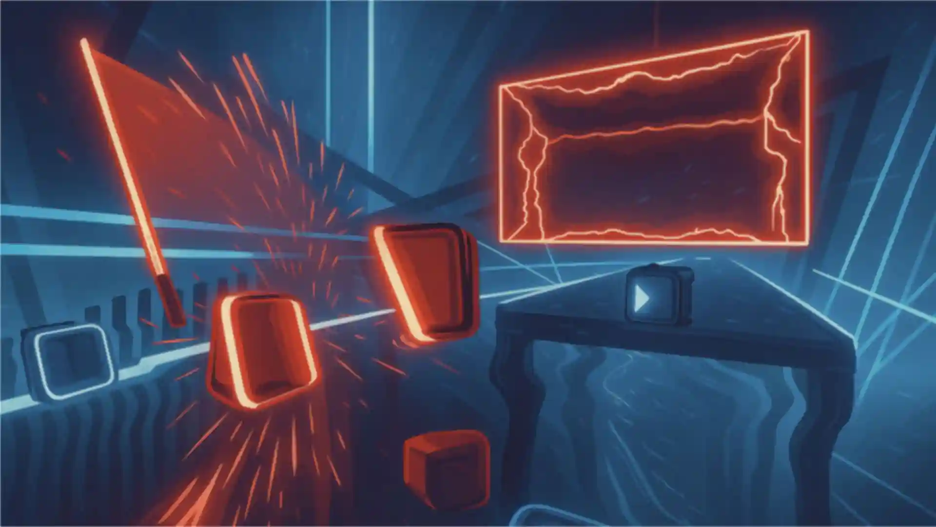 Tło atrakcji VR ACTIVE w NextRealm Kraków